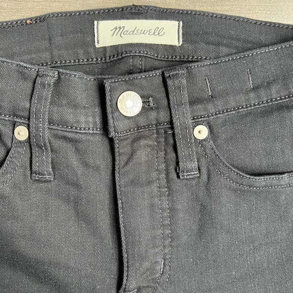 Madewell Black 9” High Rise Skinny Jeans Size 23 - Picture 7 of 9